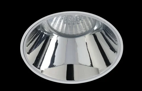 Светильник точечный CLT 050C1 WH-CH Crystal Lux хром белый 1 лампа, основание белое в стиле современный для затирки фото 2